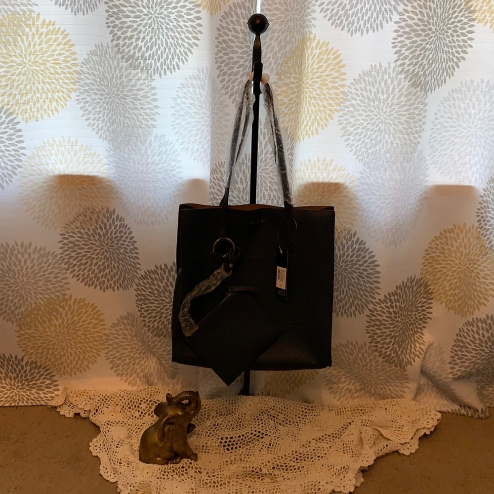 Navy Blue Tahari Tote Bag.